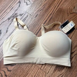 Truekind Women's XL Beige Nude Supportive Comfort Wireless Shaping Bra Seamless - Picture 1 of 5