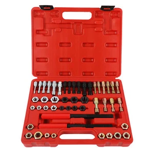 48PCS Thread Repair Kit Thread Chaser Set in UNC, UNF Thread Restorer Kit - Picture 1 of 9