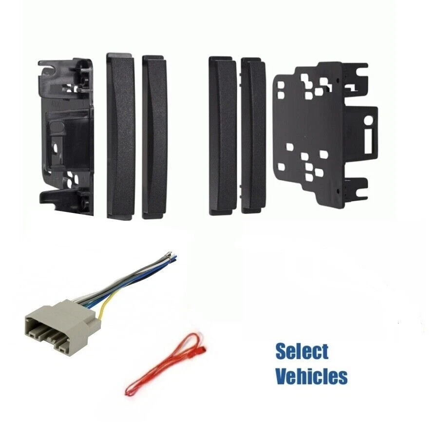 2 Din Car Stereo Radio Dash Kit Wire for some Chrysler Dodge Jeep Wrangler etc - Image 1 of 1