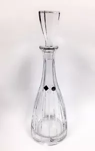 NEW 100% BOHEMIA SKLARNY CRYSTAL CLEAR LIQUOR WINE DECANTER JAR,24%PBO-16" TALL - Picture 1 of 9