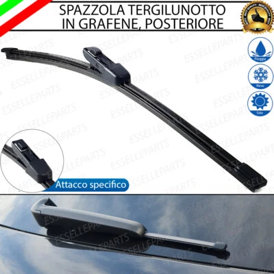 ELT KIT SPAZZOLA TERGICRISTALLO PER VW POLO 6R 6C1 POSTERIORE TERGI LUNOTTO GRAFENE