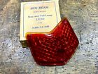 Vintage OEM NOS 1940 V8 FORD Stop & Tail Lamp LENS Reflective Ruby Glass in Box