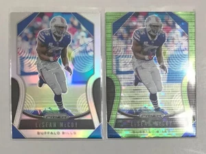 Prizm NFL Football 2019 LeSean McCoy plata + verde neón paralelo lote de 2 tarjetas #4 - Imagen 1 de 2