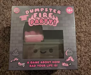 Dumpster Fire Party Pink Smog Black Edition Card Game - 100% Soft - Picture 1 of 7