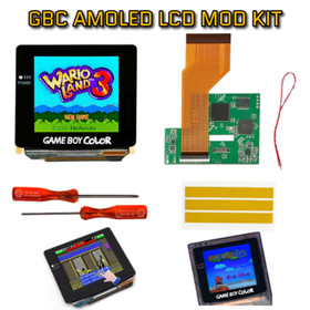 GBC Nintendo Game Boy Color Backlit AMOLED OLED Touchscreen Laminated LCD Kit