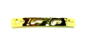 10KT GOLD CHILDREN FOOT PRINT RING/BAND- size 3 1/2 - GIFT BOX- FREE SHIPPING!!! - Picture 1 of 5