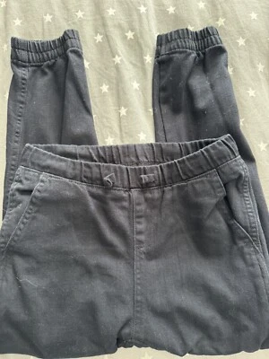 HM Boys 8-10 Black Jogger Dress Pants  - Image 1 of 4