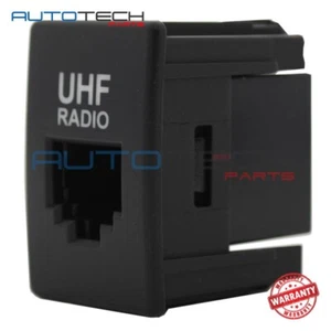 ISUZU DMAX UHF RADIO SOCKET BT-50 D-MAX & MUX 2020-ON BLUE LED 31X20MM HOLE SIZE - Picture 1 of 1