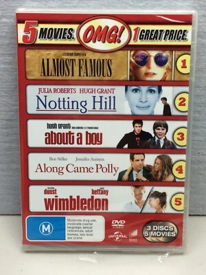 ALMOST FAMOUS NOTTING HILL ABOUT A BOY WIMBLEDON ALONG CAME POLLY Region 4 PAL - Image 1 of 2