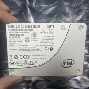 1.92TB Intel SSD S4500 DC Series 2.5" SATA III Solid State Drive SSDSC2KB019T7 - Picture 1 of 3