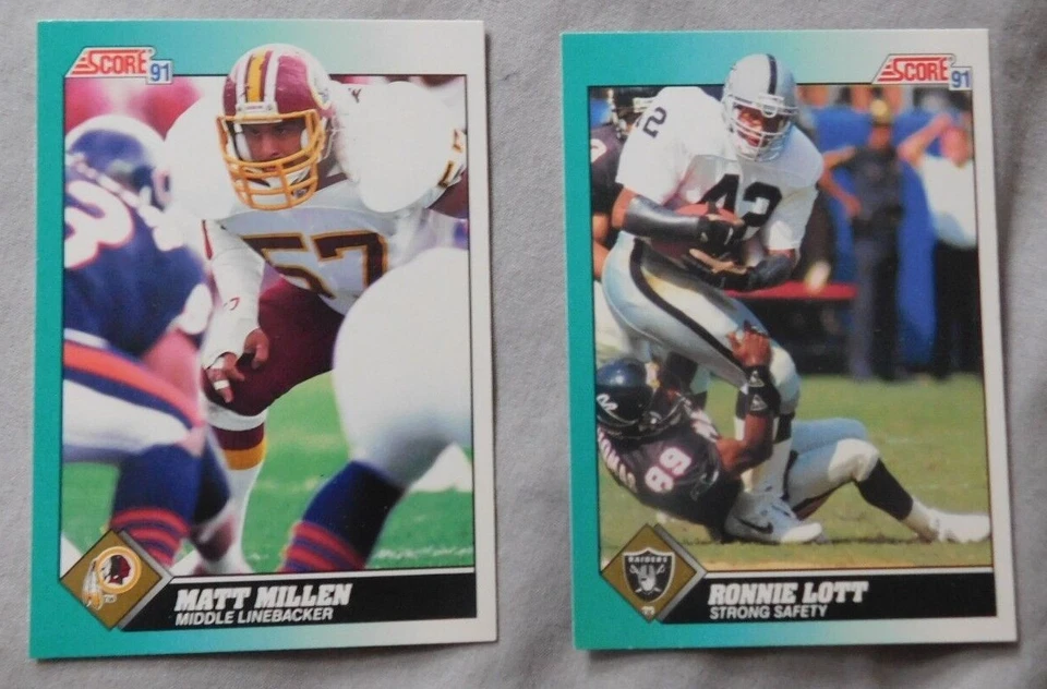 1991 Score Supplemental #1- 1110 Football Card Pick one - Image 1 of 1