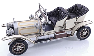 1909 Rolls-Royce Silver Ghost 40/50 PS Metall Auto Modell 19,5 Zoll Automobil Dekor - Bild 1 von 6