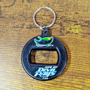 NEU VINTAGE TAMPA BAY DEVIL RAYS 90er BEV SCHLÜSSEL 3 in 1 DOSE FLASCHENÖFFNER SCHLÜSSELANHÄNGER - Bild 1 von 3
