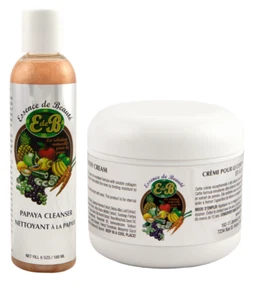 Essence de Beaute crema viso e corpo collagene e vitamina E 8 oz + detergente papaya - Foto 1 di 1
