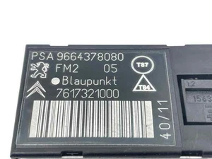 9664378080 122256 aerial amplifier for PEUGEOT 3008 2.0 HDI FAP 2009 - Picture 1 of 3