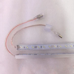 5Pcs 72-LED 1 meter SMD 7020 Strip Lamp Hard Rigid Waterproof U Groove Light 12V - Picture 1 of 8