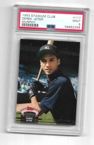 1993 STADIUM CLUB MURPHY DEREK JETER ROOKIE RC PSA 9 #117 - Picture 1 of 1