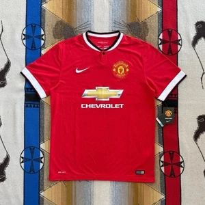 Manchester United FC Shirt Mens Size Large Football Jersey Nike 2014-15 NWT! New - Picture 1 of 12