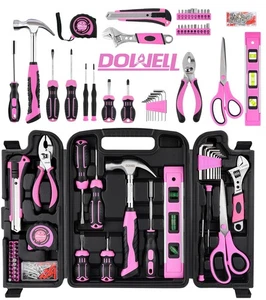 123-teiliges rosa Heim Reparatur Werkzeug Kit für Frauen & Mädchen-All-in-One DIY Toolki... - Bild 1 von 9