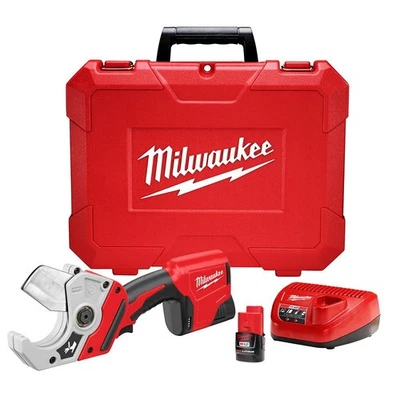 Milwaukee 2470-21 M12 12V Plastic Pipe Shear Kit - Image 1 of 4