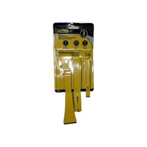 STANLEY Small Pry Bars Set, 3 Piece, Steel, 3" 7.5" 9", Light Duty. - Picture 1 of 5