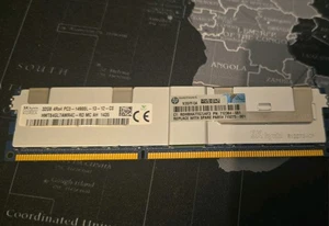 HP SK Hynix 32GB PC3 14900L DIMM Server MEMORY - Picture 1 of 3