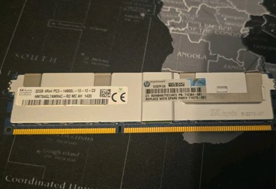 HP SK Hynix 32GB PC3 14900L DIMM Server MEMORY - Image 1 of 3