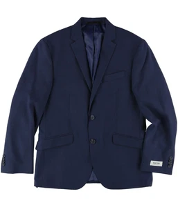 Kenneth Cole Mens Micro-Grid Two Button Blazer Jacket - Picture 1 of 2