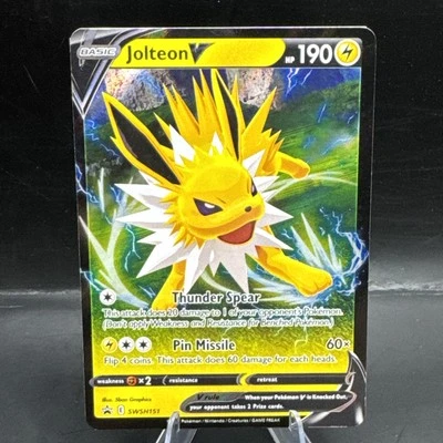 Jolteon V SWSH151 - Pokemon Sword and Shield - NM Pokemon Card Promo - Image 1 of 2