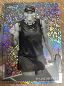 2021 Topps Chrome - Madison Keys #34 Black & White Mini-Diamond Refractor (RC) - Bild 1 von 2