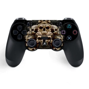 Skins Decal Wrap per controller PS4 / PS4 Pro - Wicked Skulls tatuato - Foto 1 di 3
