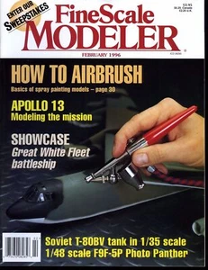 Fine Scale Modeler Magazine February 1996 How to Airbrush  - Picture 1 of 2