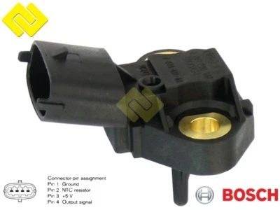 Genuine BOSCH 0261230127 INTAKE MANIFOLD PRESSURE SENSOR MAP for BMW 61357834411 - Image 1 of 4