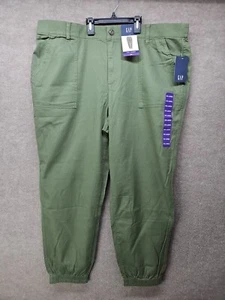 Gap Ladies Twill Jogger Size XXL Four Leaf Clover - Picture 1 of 6