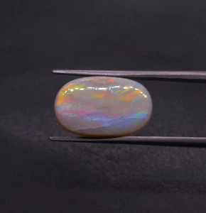 Natural Australian Fire Opal Cabochon doublet Vibrant Multicolor Loose Gemstone - Picture 1 of 7