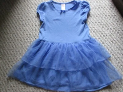 NUEVO VESTIDO DE PUNTO GYMBOREE NIÑA BONITO PERIWINKLE TALLA XS 4 Foto 1 de 2