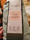 TWIN SIZE 300 THREAD COUNT ULTRA SOFT FLAT SHEET MINT ASH COTTON NEW W/TAGS!