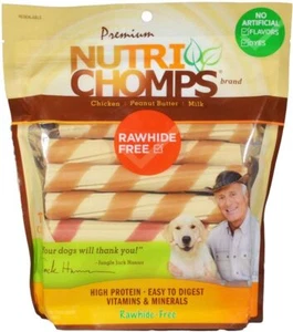 Dog, Nutri Chomps Wrapped Twist Dog Treat Assorted Flavors (12 count) - Picture 1 of 1