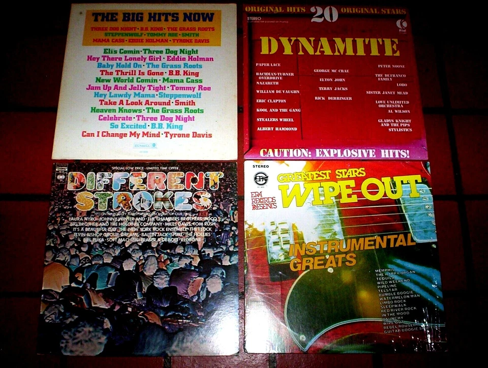 60s V/A ROCK ( 4 ) LP lot: LAURA NYRO poco STEPPENWOLF johnny winter B.B. KING - Image 1 of 1