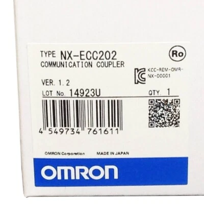NX-ECC202 IPC New Sealed OMRON Communication Coupler NX-ECC202 - Image 1 of 4