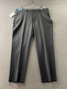 Haggar Dress Pants Mens 40 Gray Travel Suit Performance Tailored Fit 40x30 NEW - Picture 1 of 11