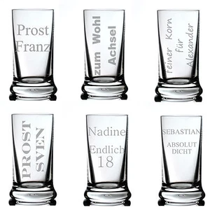 Leonardo Schnapsglas Stamper mit Gravur Geburtstag individuelle Geschenk Kurze - Bild 1 von 3