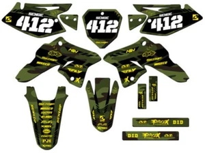 2008-2023 DRZ 125 APACHE Green Senge Graphics Kit Compatible with Suzuki - Picture 1 of 10