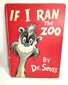 Vintage 1950 Dr. Seuss If I Ran The Zoo No Longer Published - Picture 1 of 13