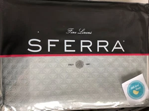 Sferra CORRADO 3 PC SilverSage QUEEN Coverlet Quilt & Shams Made In Italy NEW - Picture 1 of 8