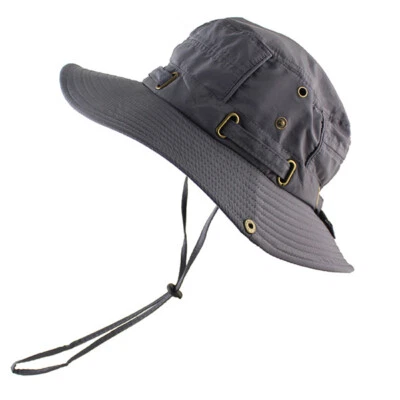  Men Women Bucket Hat Boonie Sunscreen Cap  Fishing Hunting Hiking Summer  - Image 1 of 4