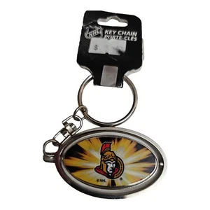 Ottawa Senators Spinning Metal NHL Keychain - Picture 1 of 4