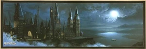 HARRY POTTER "HOGWARTS" NACHTVARIANTE AP GICLÉE DRUCK PABLO OLIVERA #19/25 - Bild 1 von 1