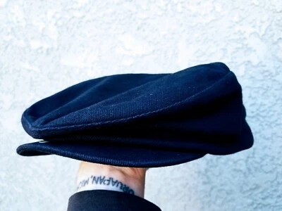 Mega Rare Vintage Social Distortion Newsboy Flat Apple Cap Hat Punk Glam Mod - Image 1 of 4