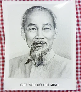 HO CHI MINH - Rare 1969 Vintage PHOTO - VC - NLF - Vietnam War, Viet Cong - NVA - Bild 1 von 8